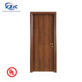 Five star hotel entry room 90 minutes fire rated wood door